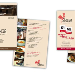 Restaurant Gallito A5 Flyer und Aktion