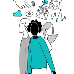 Illustrationen für Prof. Karin Eggert Integrale Entwicklung I Wallisellen Schweiz