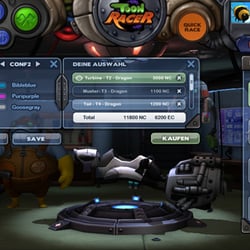 GUI Toonracer