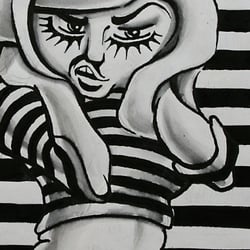 Illustration Tusche auf Papier