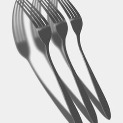 Abstraktes Still-Life mit Gabeln. Abstract still life with forks