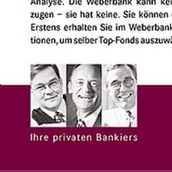 Imagekampagne für die Weberbank