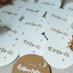 Meilensteinkarten Design Baby