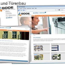 Gode Fenster und Türenbau – Logo, Visitenkarten, Briefbogen, Webseite