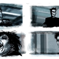 Storyboard digitale Illustrationstechnik