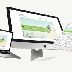 Eine responsive Wordpress Website für die App „On Vision Report“
