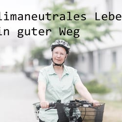 Ebikerin statt Auto