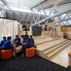 St Monicas College Library Conversion by Branch Studio Architects. Epping, Australia.