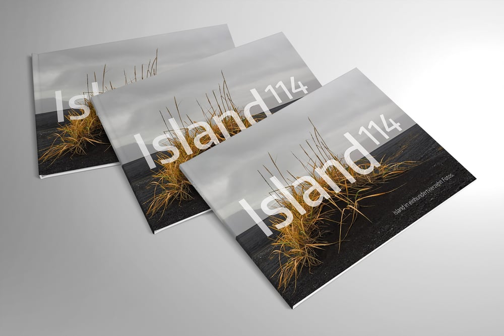 Fotoband „Island 114“, entstanden als privates Projekt