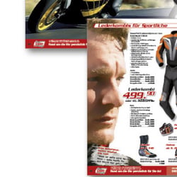 Konzept für Bekleidungsstrecke (männl.) Katalog