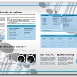 Werbebroschüre innen