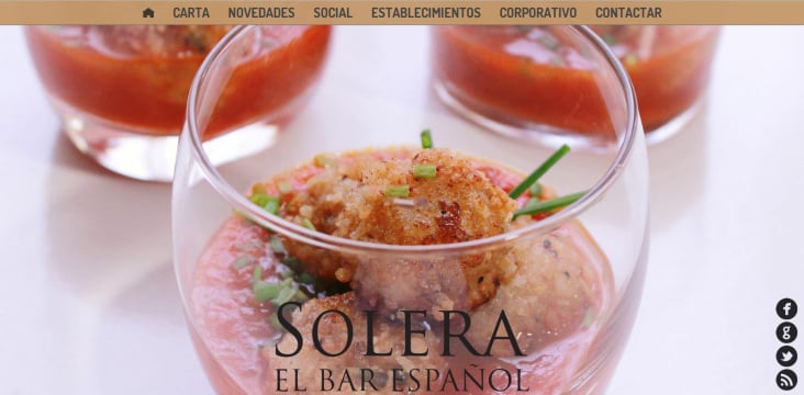Solera Web design