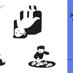 App-Illustrationen – Prokrastination bei Kreativen