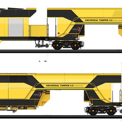 Orthographic sketches for the branding of the Universal Tamper 4.0