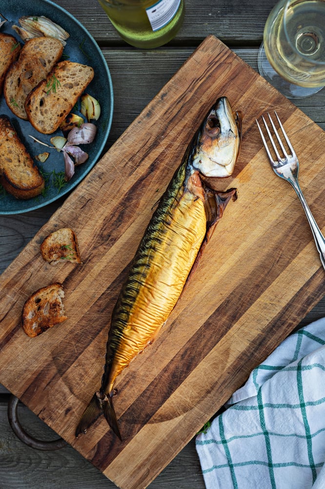 Smoked mackerel