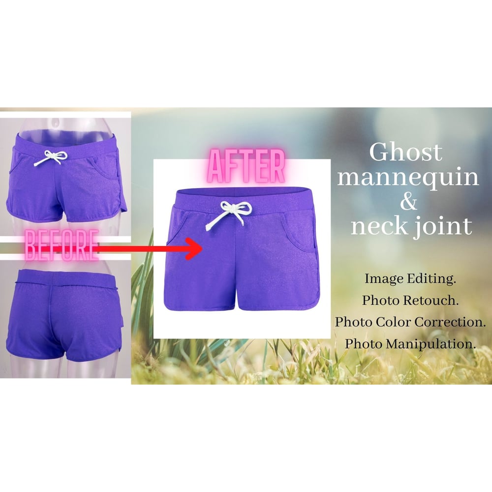 Ghost mannequin/Neck joint