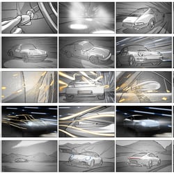 Production Board Porsche