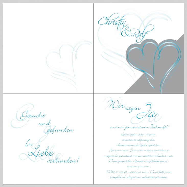 Einladungkarte Hochzeit