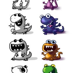 Character Design  |  „Kleine Monster“