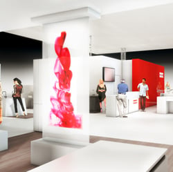 Franke Kitchen Solutions. Messestand. 3D Visualiserung.