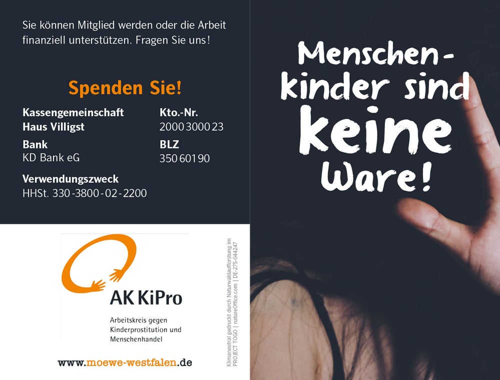 Klappkarte Menschenkinder