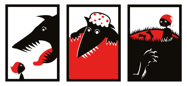 Rotkäppchen, Adobe Illustrator