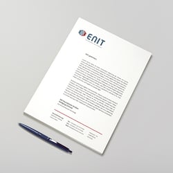 „Enit“ – Corporate Design im Detail (Geschäftsbrief)