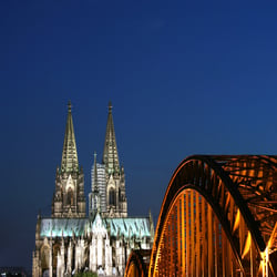 Blaue Stunde in Köln