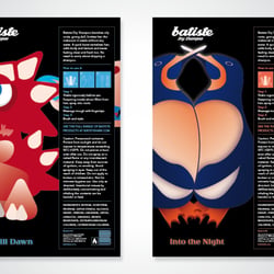 Batiste Trockenshampoo—Reise um die Welt. Labledesign