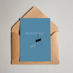 Postkarte „Brustbeuteltraeger“