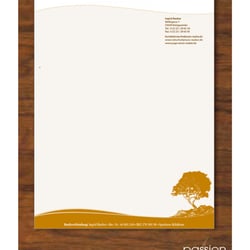 Briefpapier für eine Naturheilpraxis