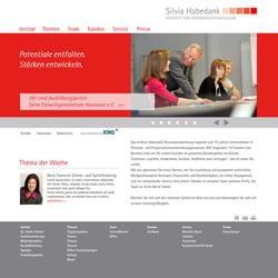 Gestaltung der Website Personalberatung Habedank