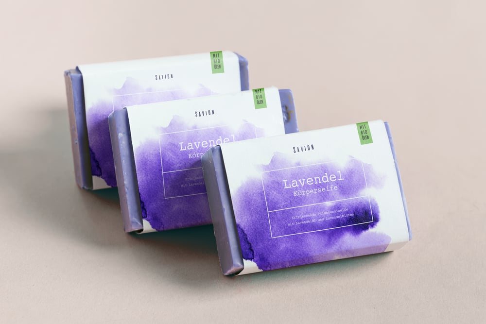 Verpackungs-Design einer Seife