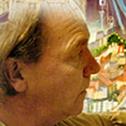 Werbeplakat für einen englischen Maler aus dem Altenburger Land