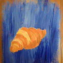 Acryl auf Pappe