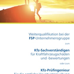 Flyer Ausbildung bei der FSP/TÜV Rheinland