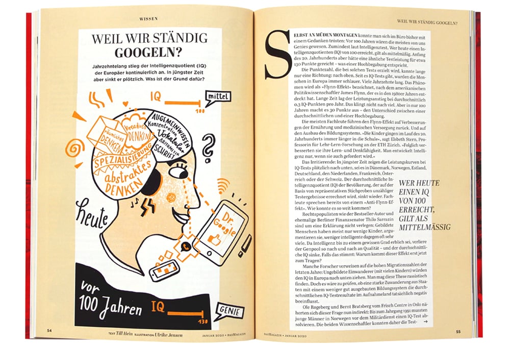 Editorial Illustration für Das Magazin