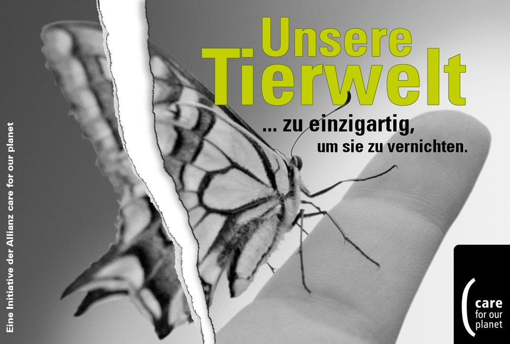 Plakatmotiv Unsere Tierwelt