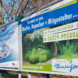 Plakatgestaltung 3 × 6 m