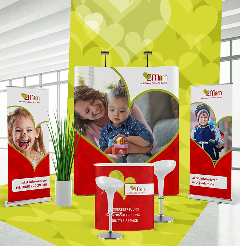 2Mam Branding Messestand MAINYOUL.DESIGN