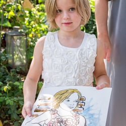 Hochzeit, Portraitzeichner