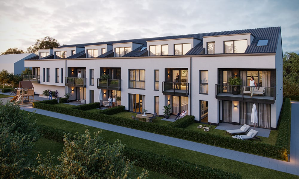 Rückseite des Hauses