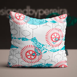 africa pattern dream red designedbypereira