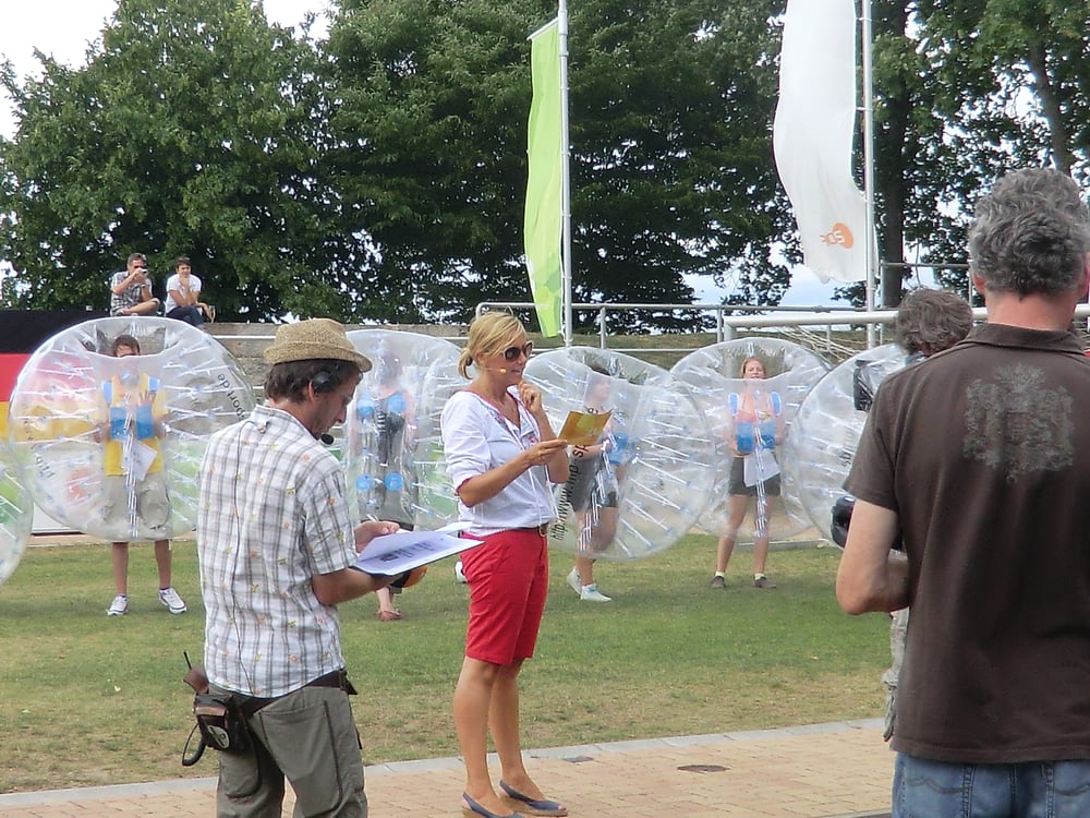 Bubble Soccer ZDF Fernsehgarten – TV Weltpremiere