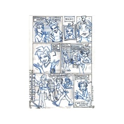 BERLIN / BERLIN Comic „Froschkönige“: Comicseite [Skizze_03]