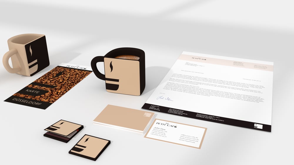 Corporate Design für ein Cafe