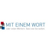 Mit einem Wort