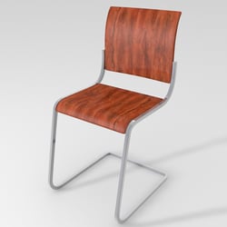 3D-Visualisierung Stuhl