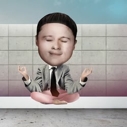 RELAX, detail from collage for Creditreform magazine (GER)