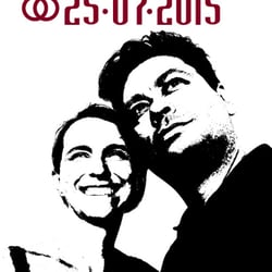 Hochzeitskarte (endless-format zum aufklappen)